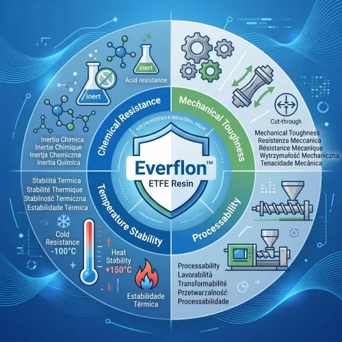 Everflon™ ETFE 樹脂の主要特性と工業的価値の徹底解説